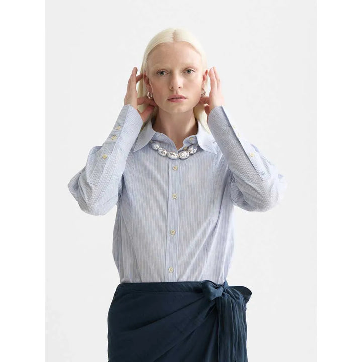 Regular Fit Poplin Shirt Infinity Stripe