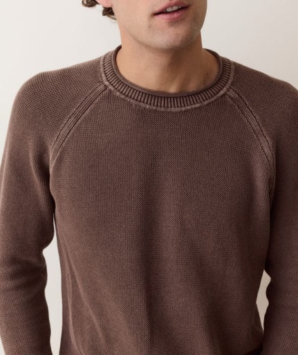Garment Dye Roll Neck Sweater