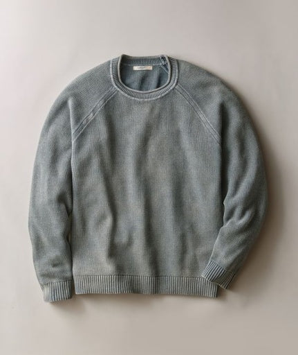 Garment Dye Roll Neck Sweater