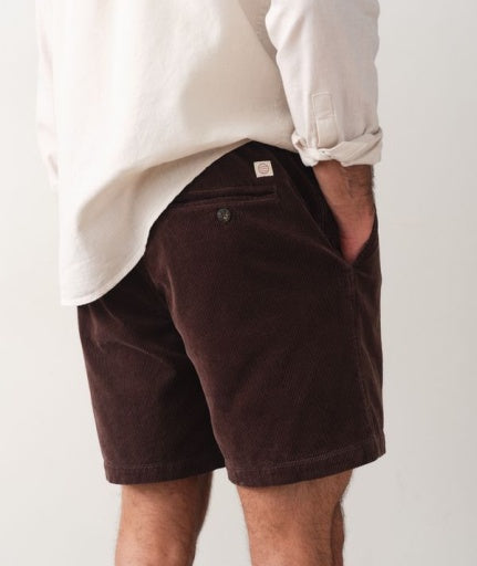 Saturday Corduroy Short 6" - Dark Brown