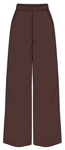 Allison Corduroy Trouser Dark Chocolate