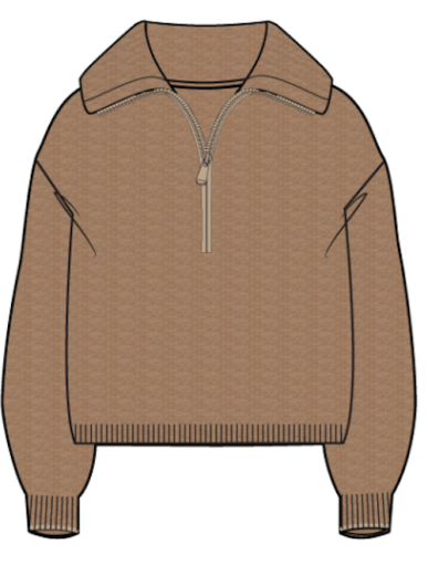 Chalet Quarter Zip Sweater