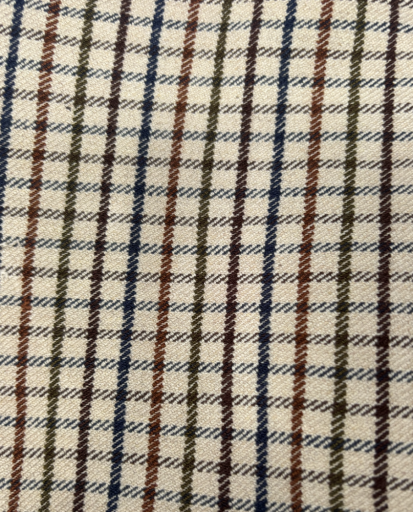 Allison Pleated Moleskin Trouser Fall Check