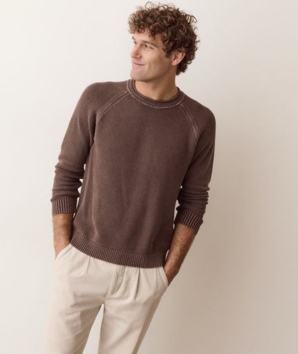 Garment Dye Roll Neck Sweater