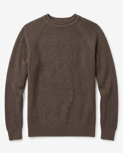 Garment Dye Roll Neck Sweater