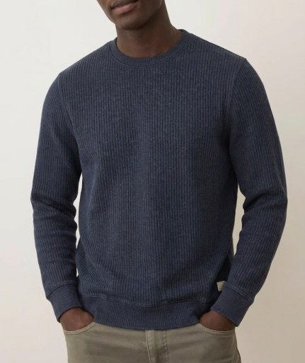 Corbet Quilted Crewneck