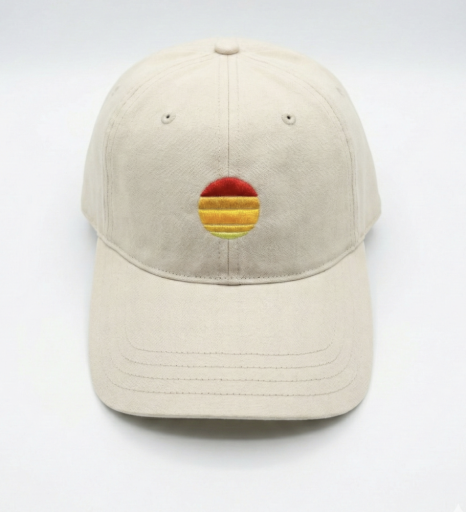 Sunset Icon Baseball Cap - Stone