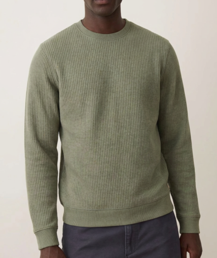 Corbet Quilted Crewneck