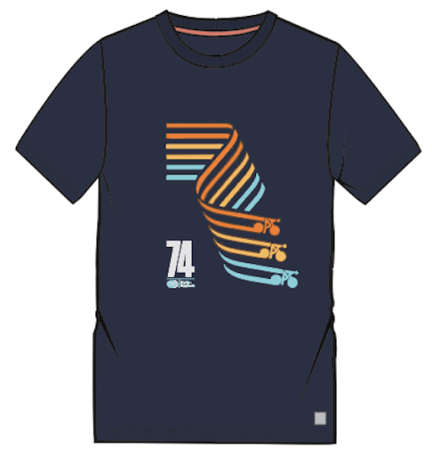 Everyday Sport Graphic Tee - Sky Captain
