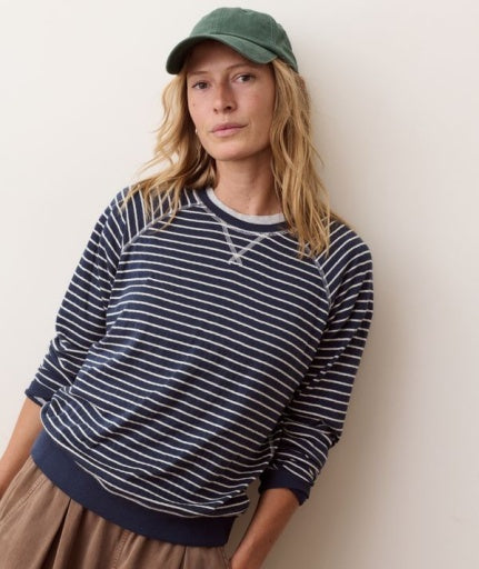 Juno Reversible Raglan Twilight Stripe