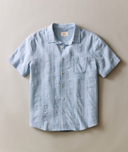 Classic Stretch Selvage Shirt - Blue