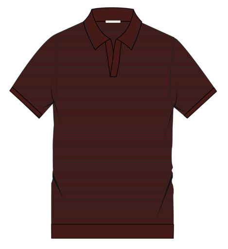 Liam Sweater Polo - Red/Navy Stripe
