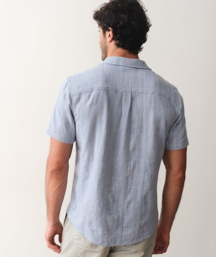 Classic Stretch Selvage Shirt - Blue