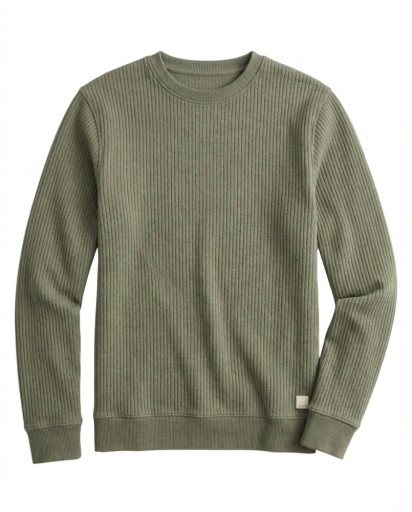 Corbet Quilted Crewneck