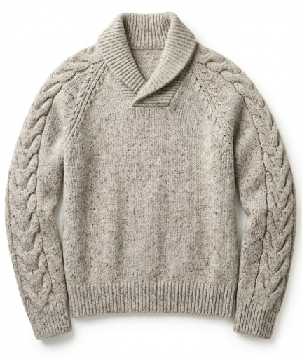 Oslo Cable Knit Sweater Shearer