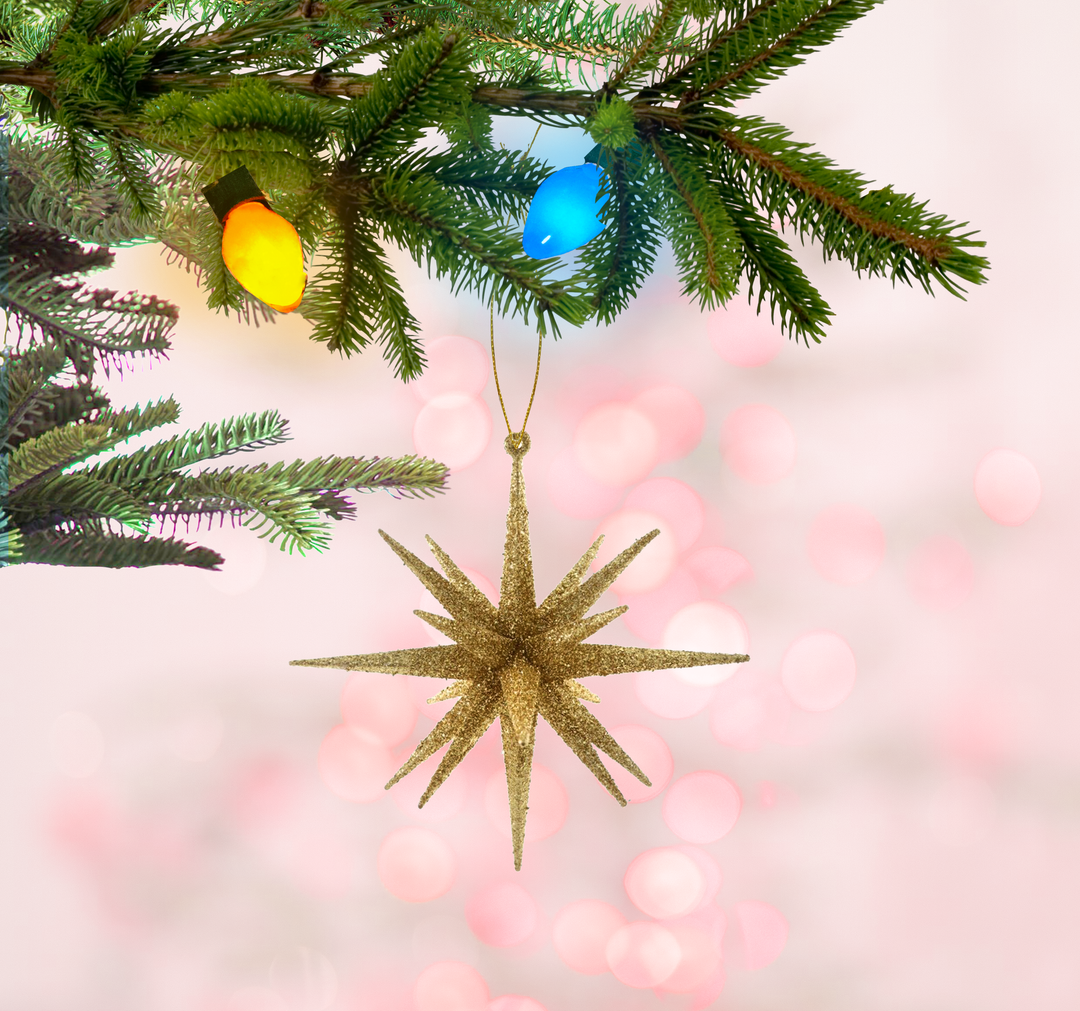 Vintage Starburst-Large Gold Ornament