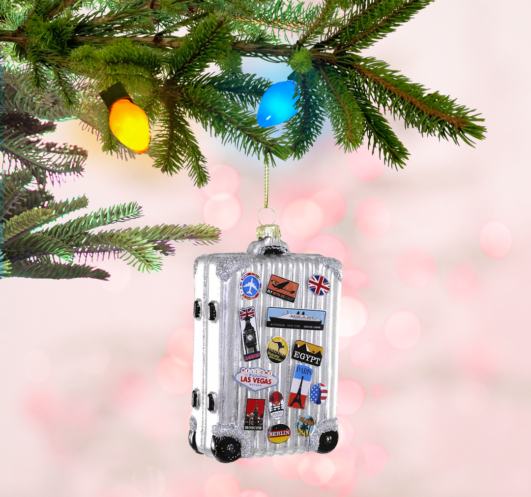Jetsetter Suitcase Ornament