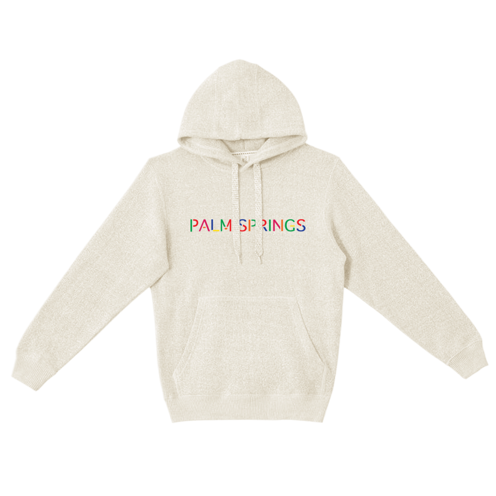 Palm Springs 1980s Unisex Graphic Hoodie Sweatshirt