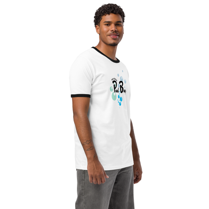 Palm Springs Pool Boy Graphic Ringer Tee