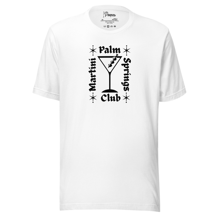 Palm Springs Martini Club Graphic Tee