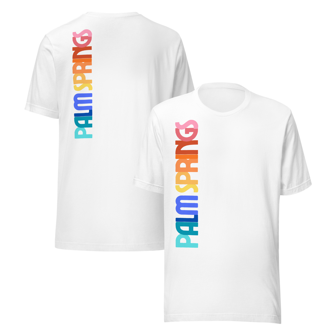 Palm Springs Vertical Graphic Tee