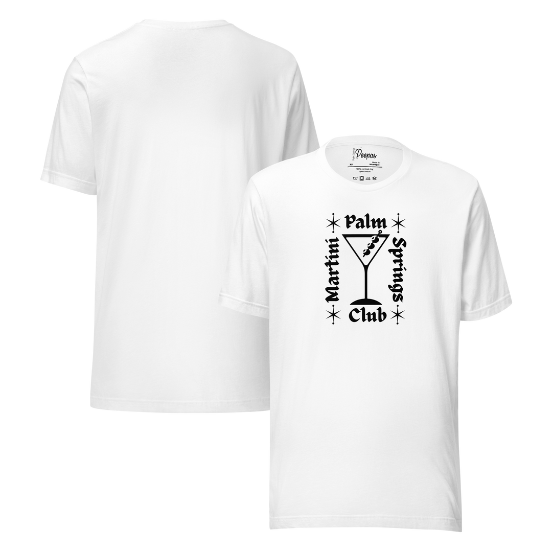 Palm Springs Martini Club Graphic Tee