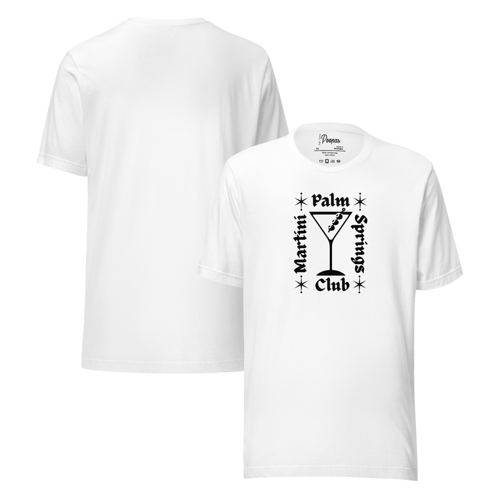 Palm Springs Martini Club Graphic Tee