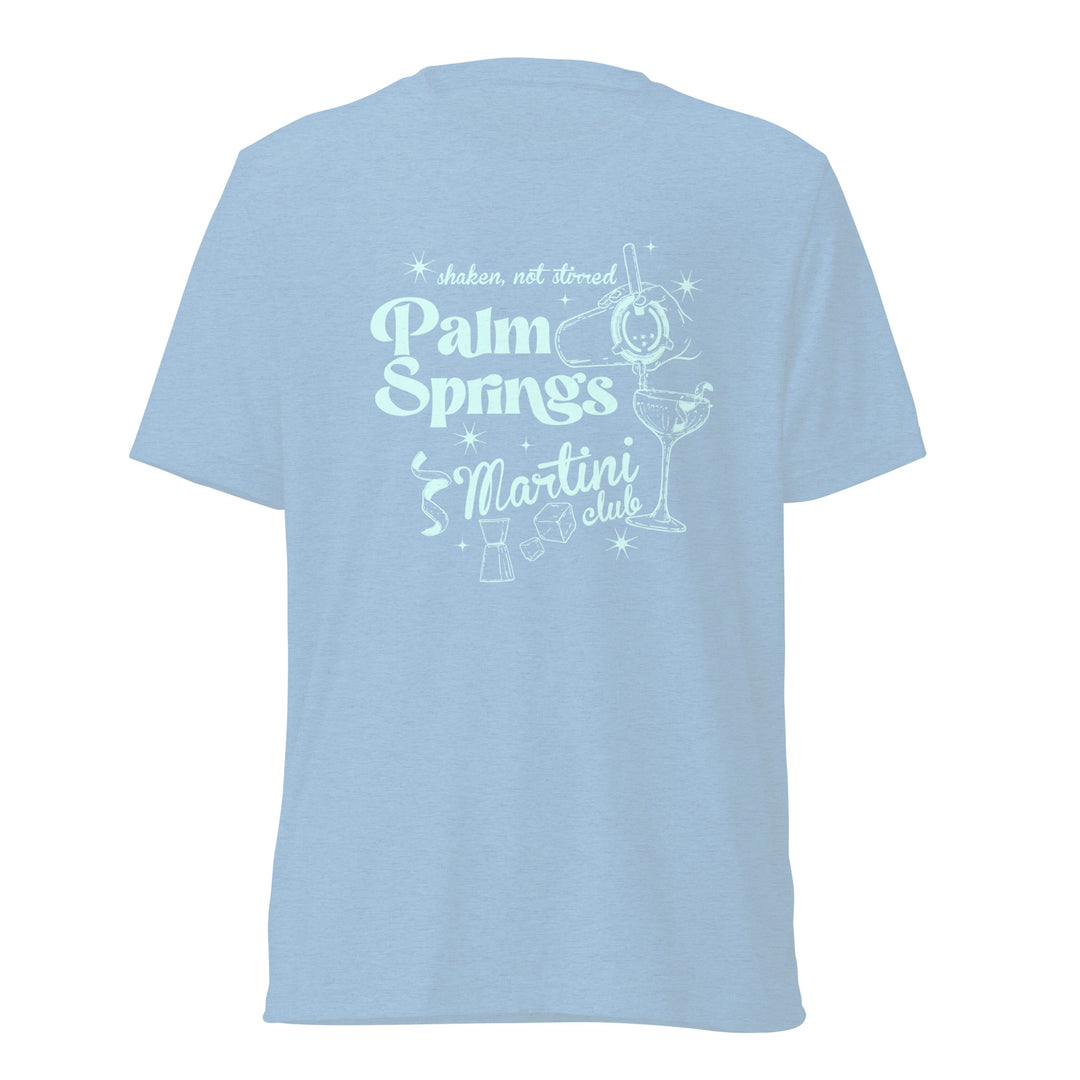 Martini Club Graphic Tee Light Blue