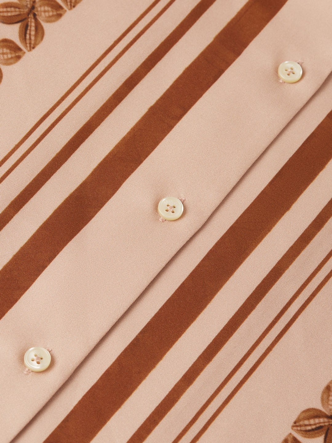Placed Print Oversized-fit Shirt Rose Dust