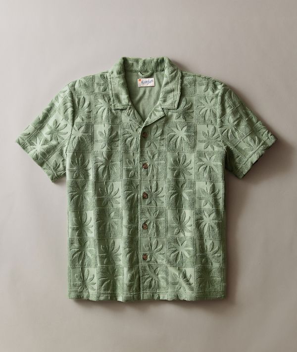 Rico Terry Resort Shirt Sea Spray