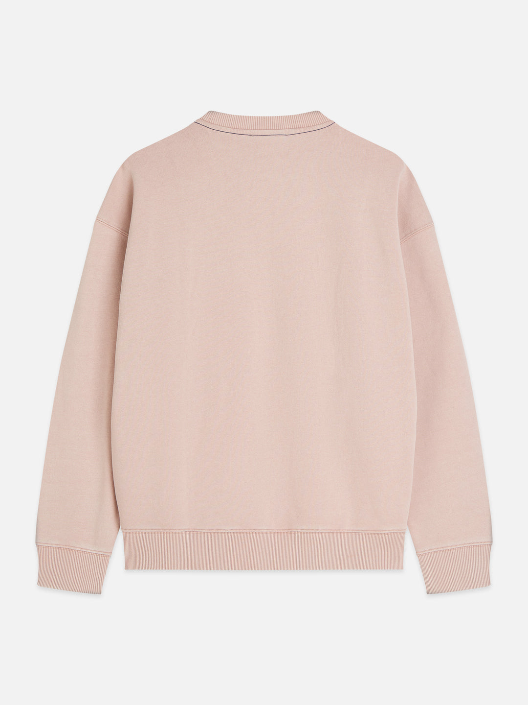 Front Artwork Washed Loose-Fit Sweatshirt Misty Rose
