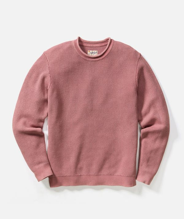 Ritch Roll Neck Sweater Withered Rose