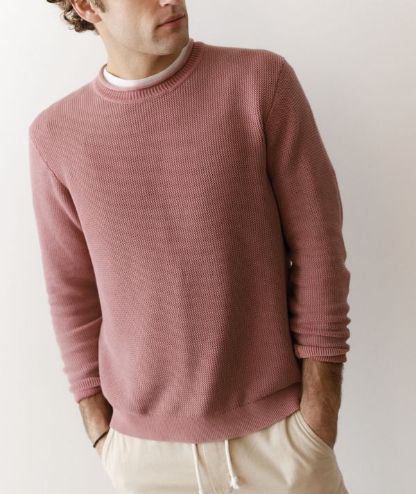 Ritch Roll Neck Sweater Withered Rose