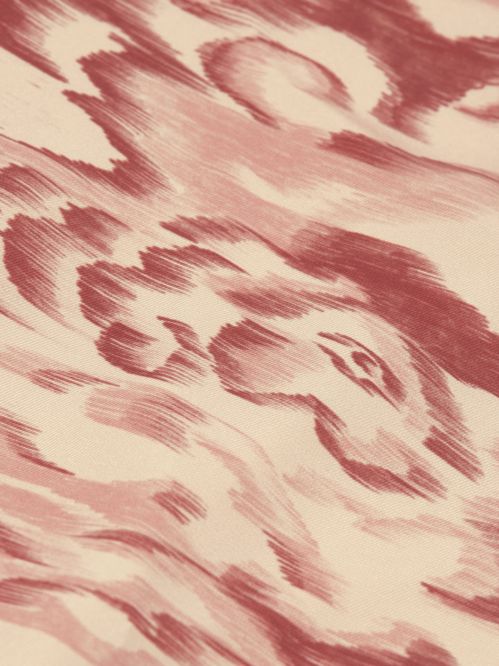 Printed Jersey/Woven Tank - Clouds Red