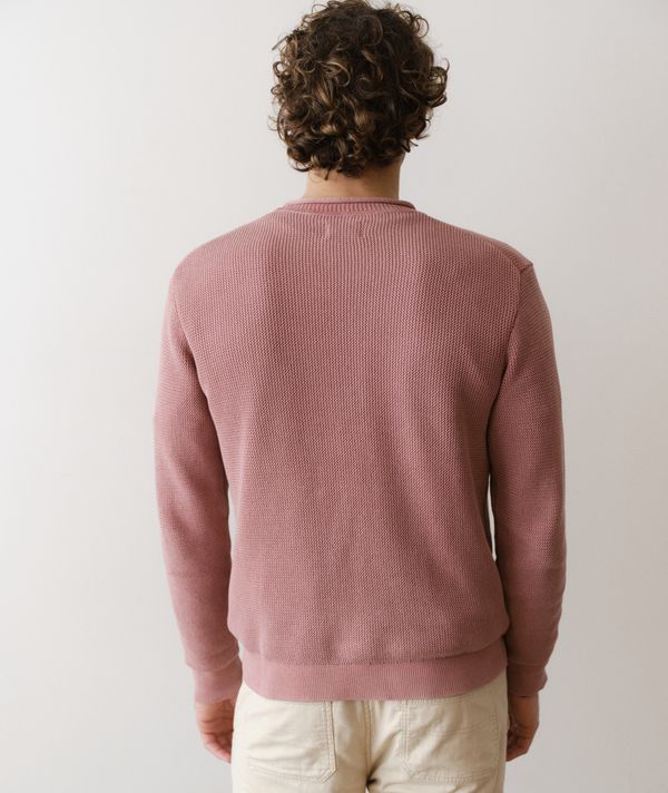 Ritch Roll Neck Sweater Withered Rose