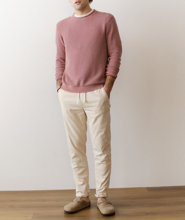 Ritch Roll Neck Sweater Withered Rose