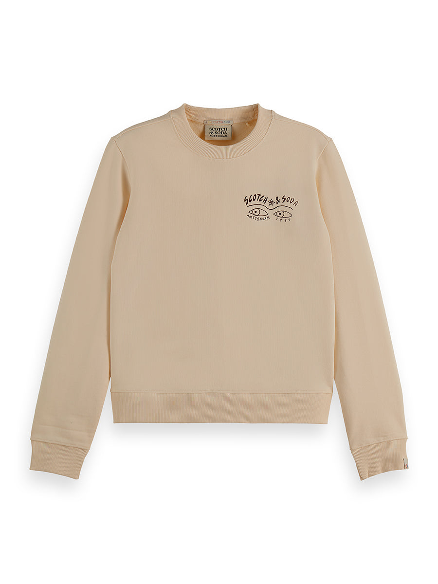 Small artwork regular fit sweatshirt