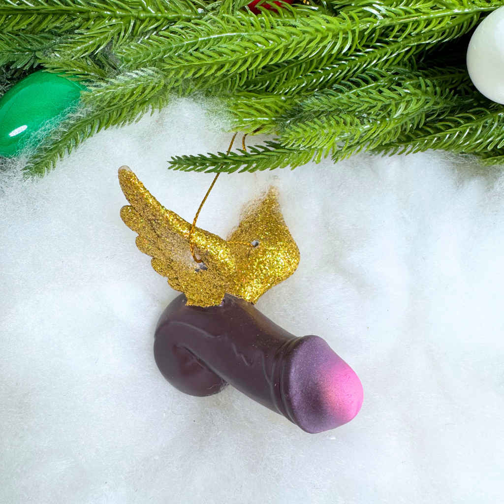 Winged Penis Ornament