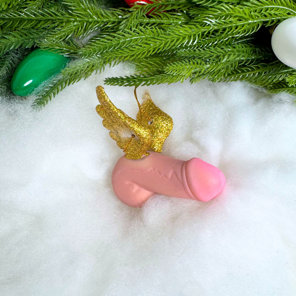 Winged Penis Ornament