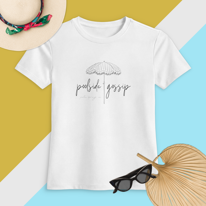 Women's Poolside Gossip Luxe Fitted Graphic Tee