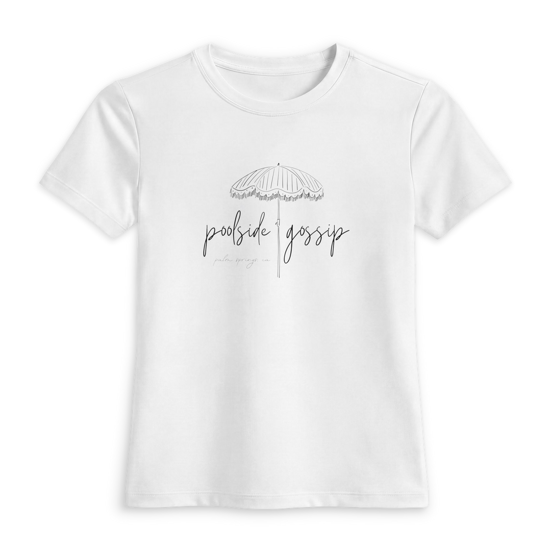 Women's Poolside Gossip Luxe Fitted Graphic Tee