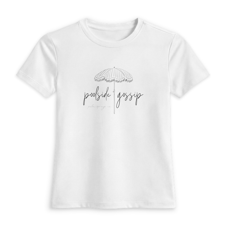 Women's Poolside Gossip Luxe Fitted Graphic Tee